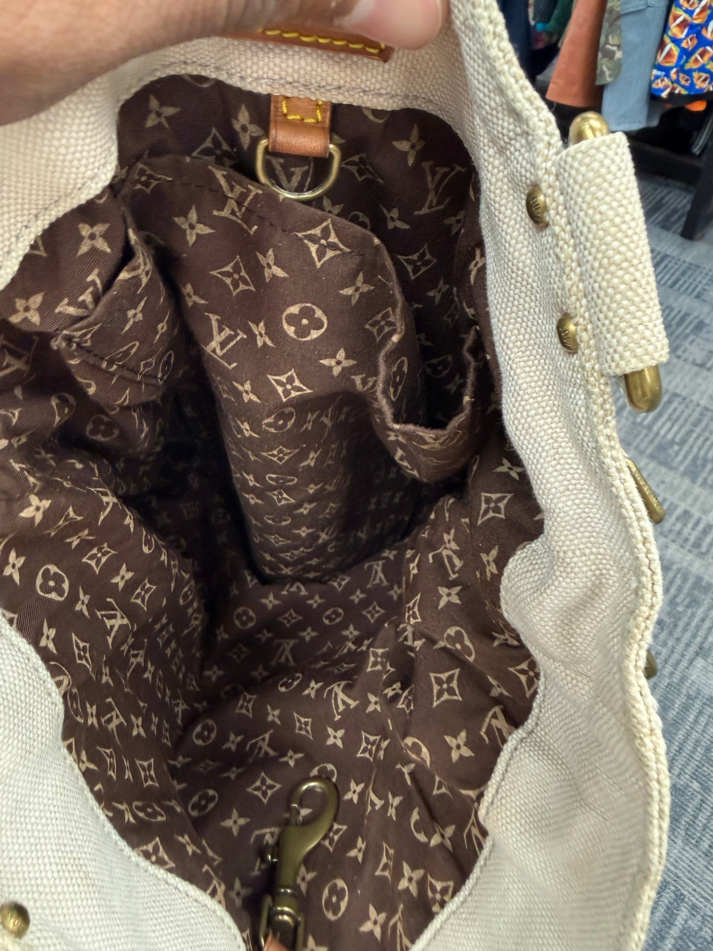 Louis Vuitton Canvas Globe Shopper Bag
