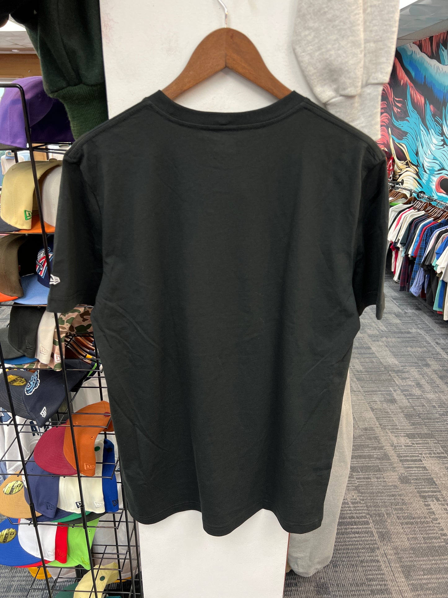 New Era SuperSonics Black Tee