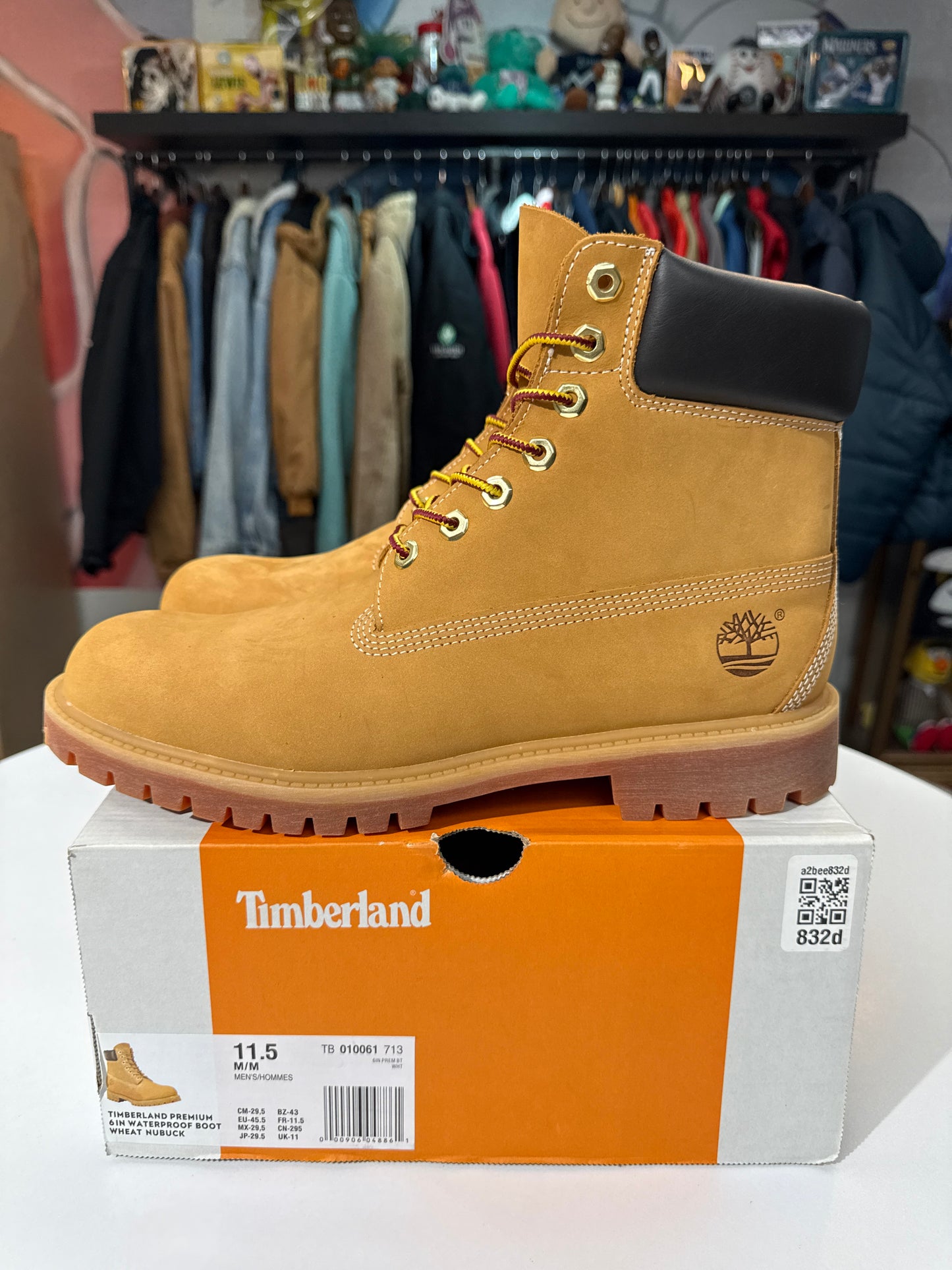 New Timberland Premium 6-Inch Boot Wheat