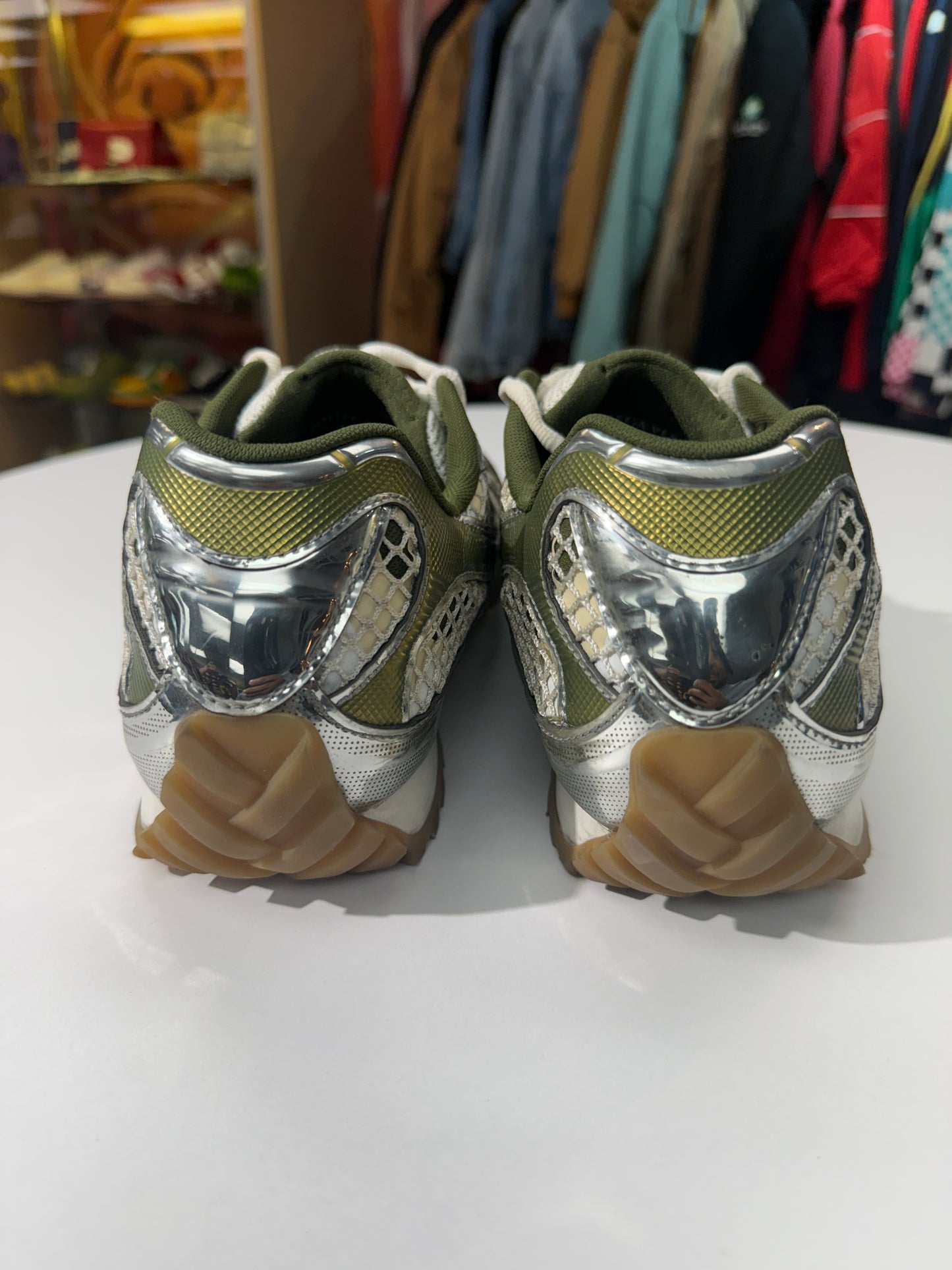 Preowned Mud White Bottega Veneta Orbit