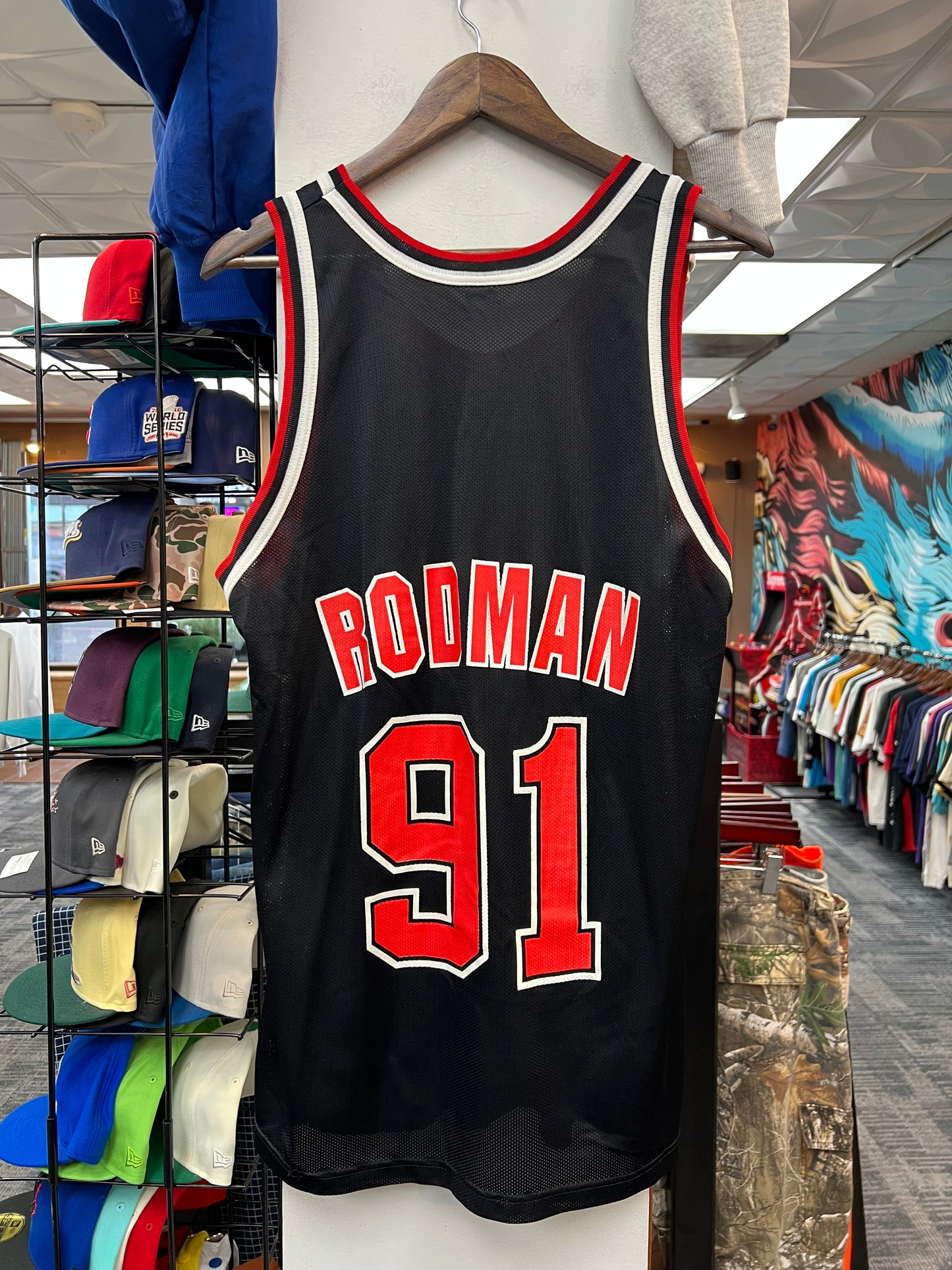 Vintage Champion Dennis Rodman Bulls Jersey