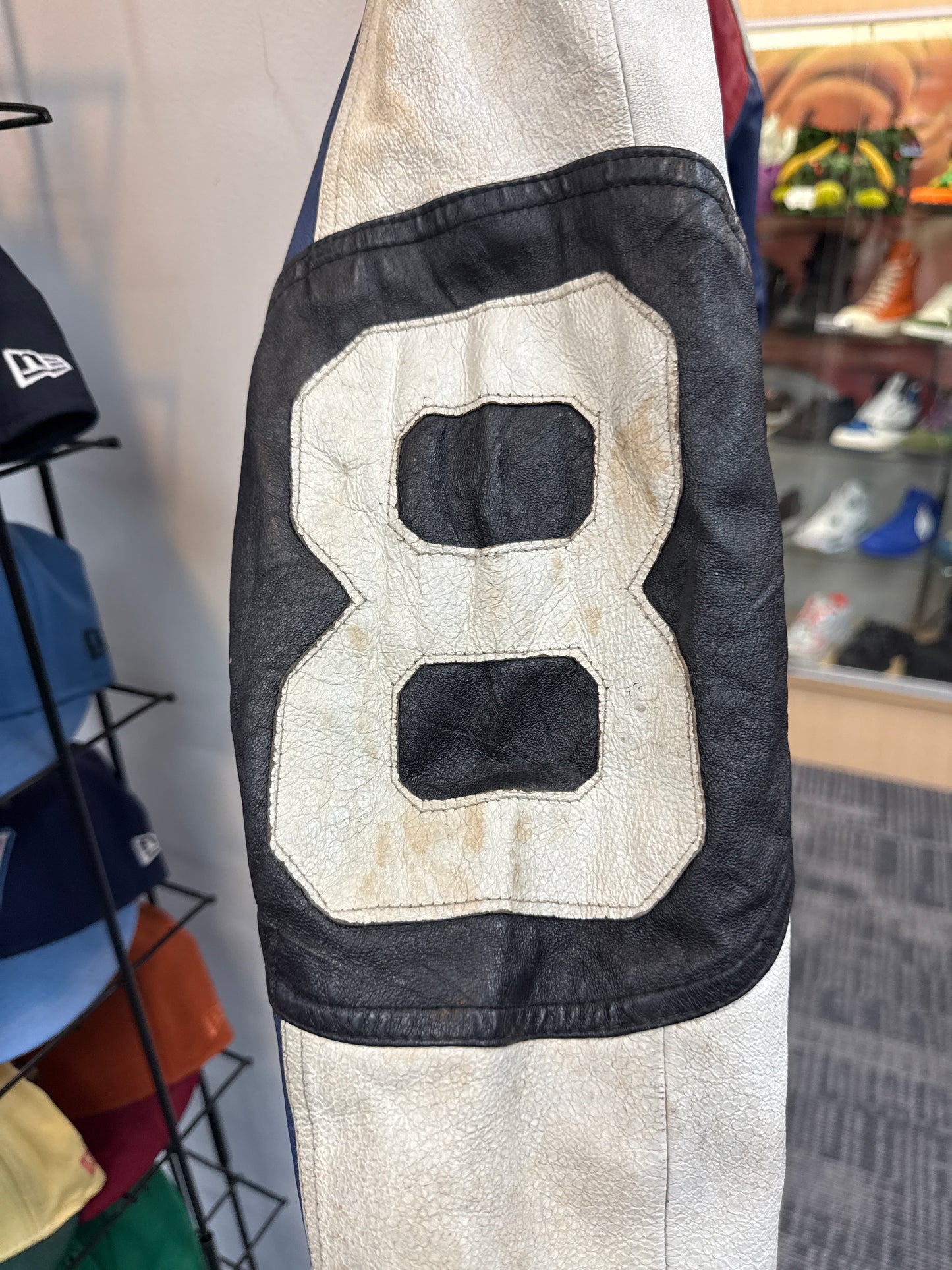 Vintage Phase 2 Leather 8 Ball Jacket