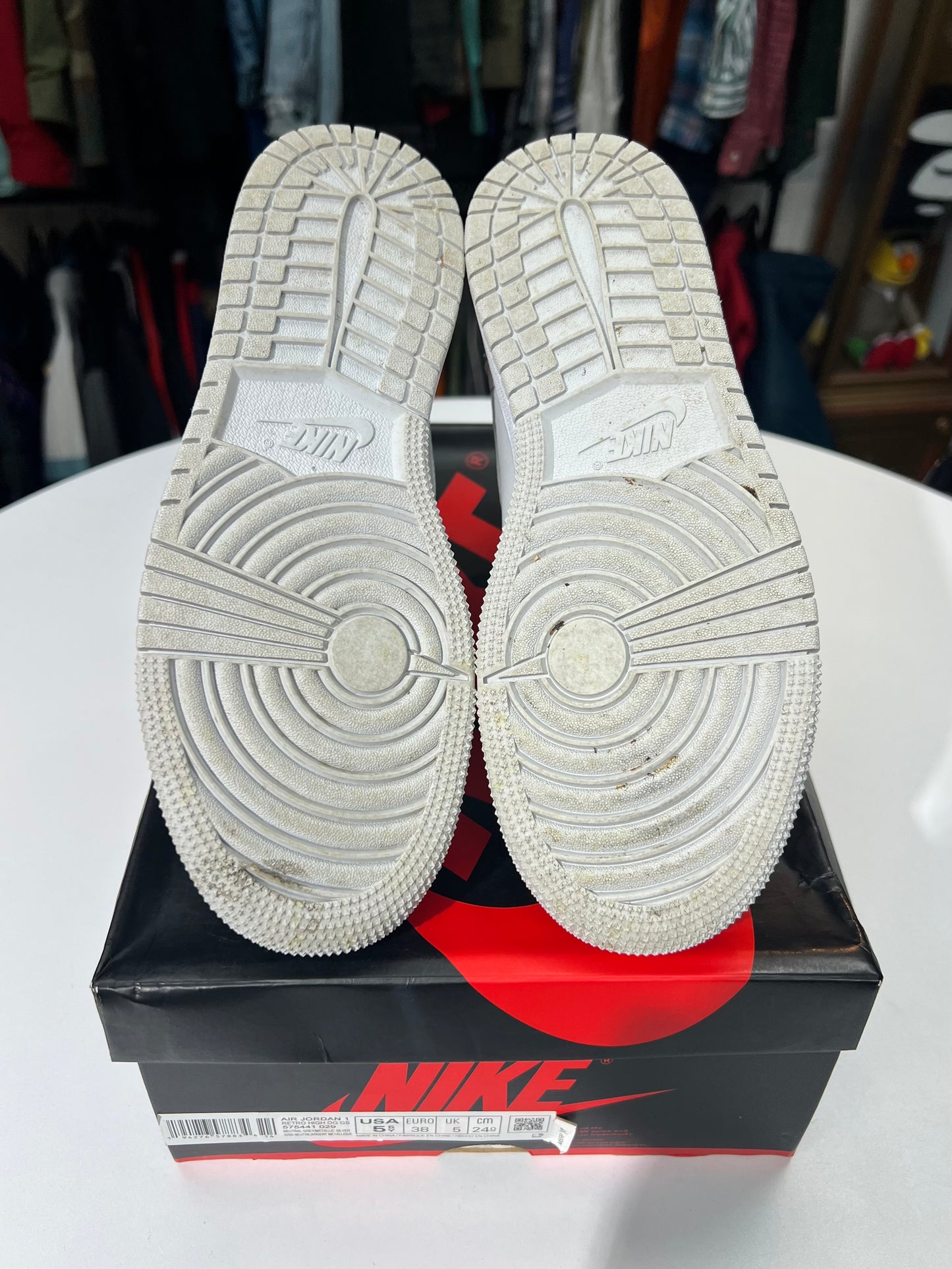 Preowned Jordan 1 COJP Neutral Grey