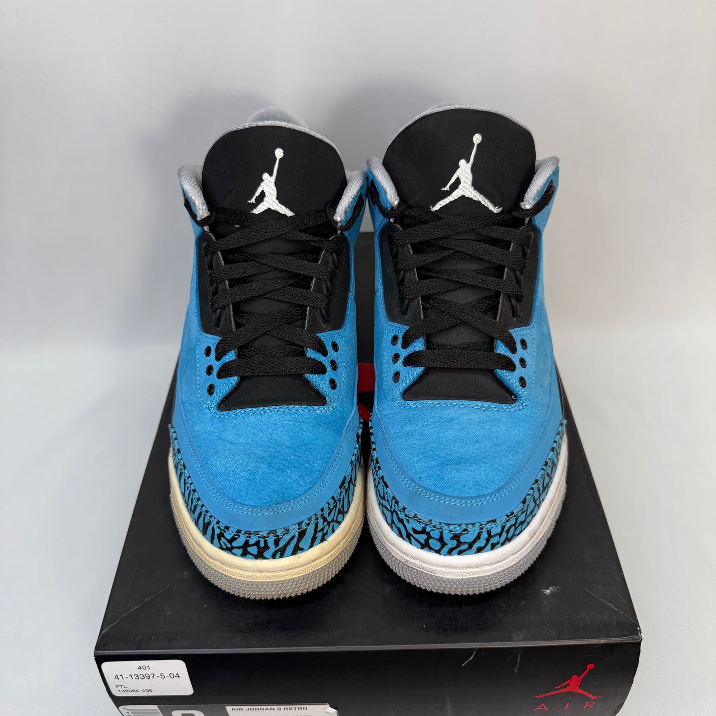 Jordan 3 Powder Blue Preowned