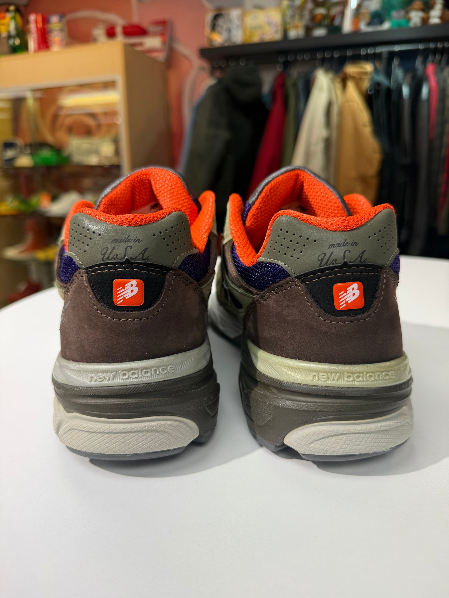 New Teddy Santis Khaki/Orange  New Balance 990V3