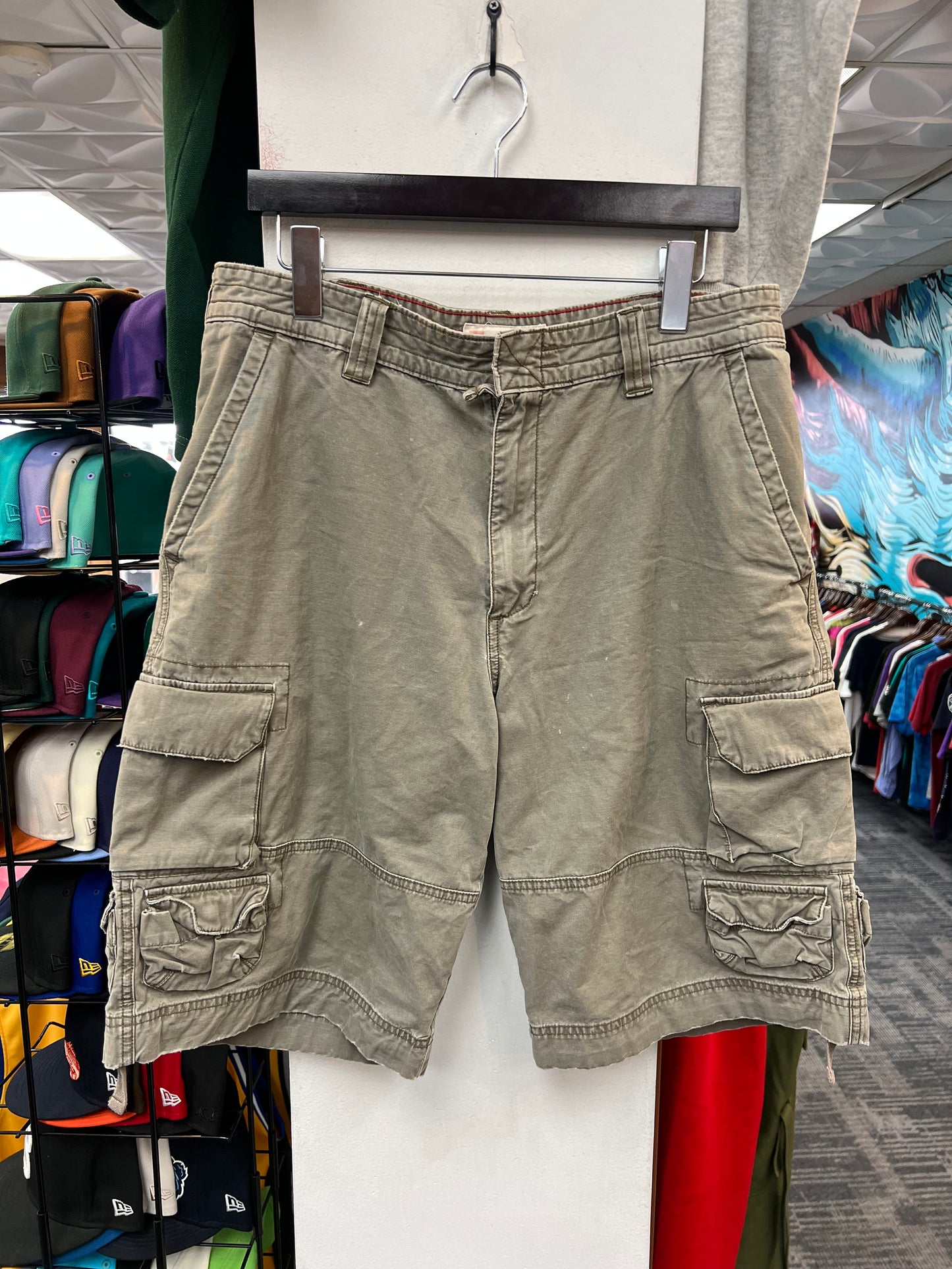 Cargo Supply Khaki Cargo Shorts