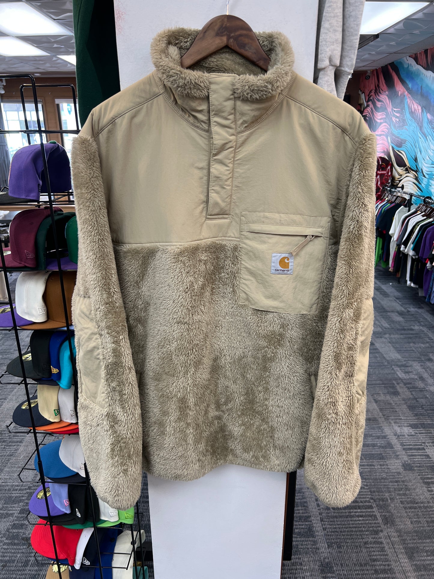 Carhartt WIP Jackson Half Snap Sweat Ammonite