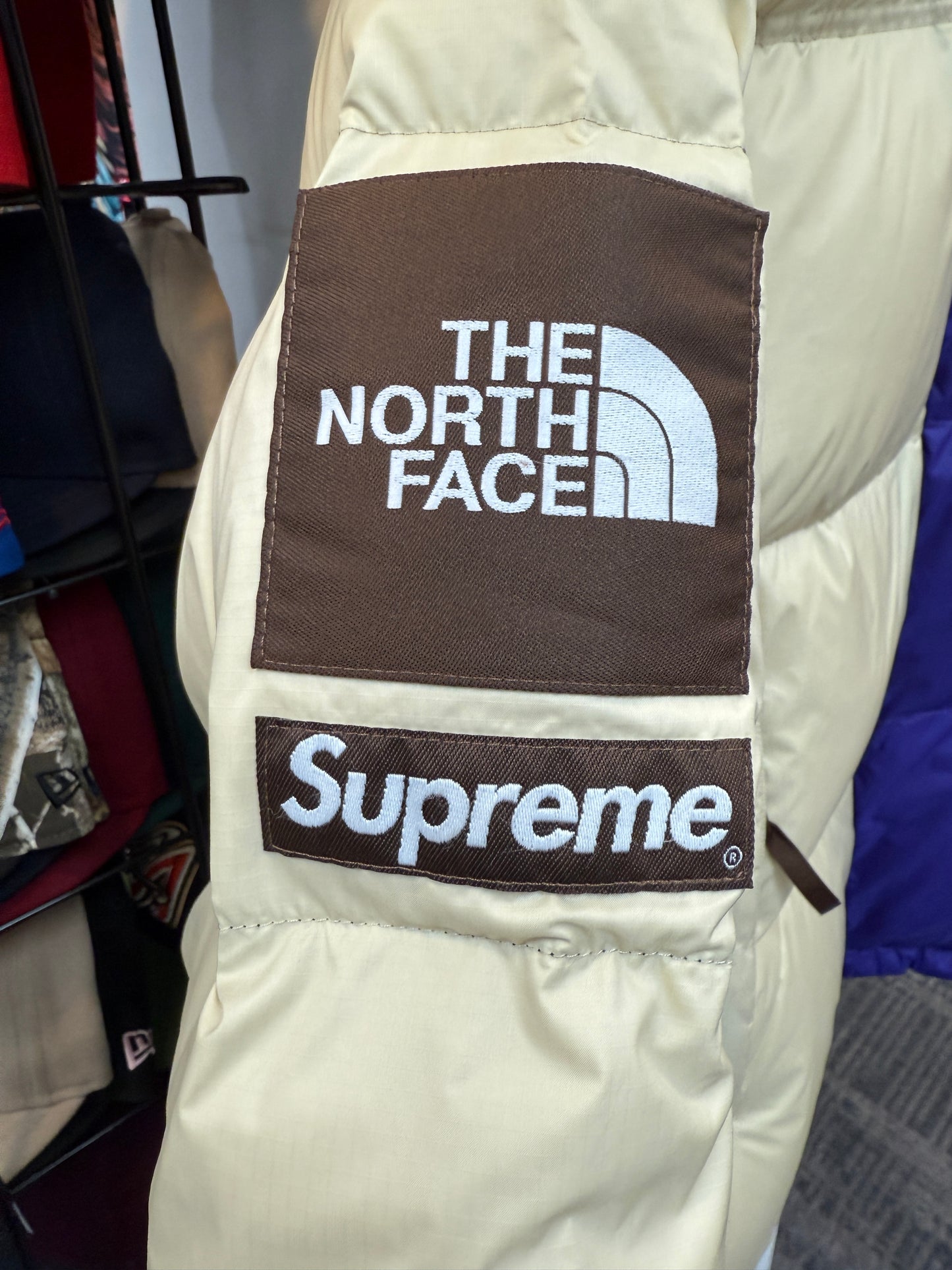 New Supreme The North Face Split Nuptse Jacket