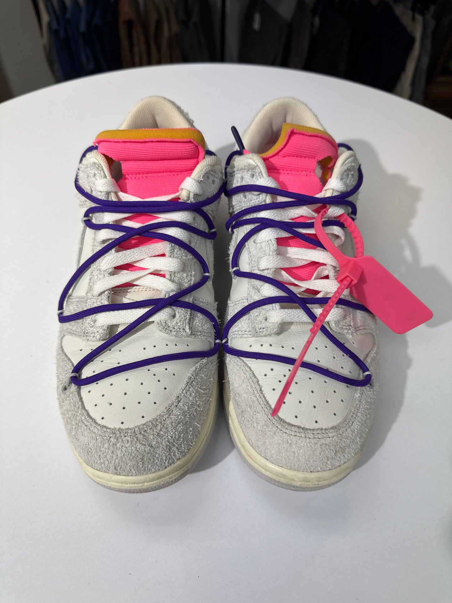 Preowned Off-White Dunk Low Lot 15
