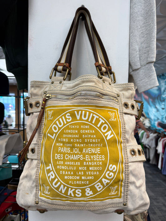Louis Vuitton Canvas Globe Shopper Bag