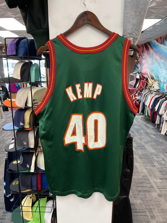 Champion NBA Shawn Kemp Sonics Jersey