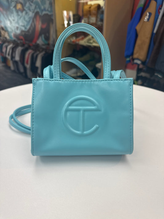 Telfar Pool Blue Small Shopping Bag