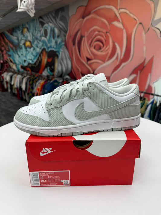 New Nike Dunk Low Silver Corduroy