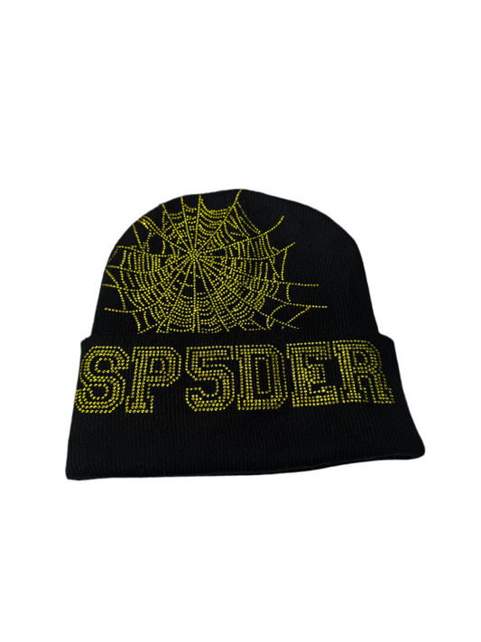 Sp5der Worldwide Rhinestone Beanie