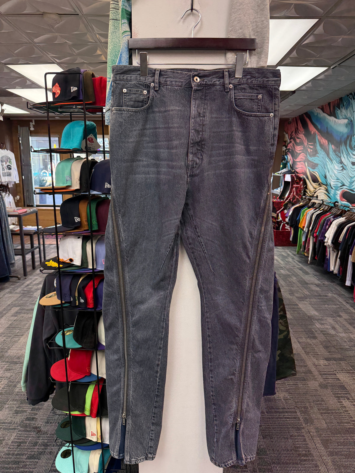 Rick Owens DRKSHDW Bolan Banana Zip Jeans