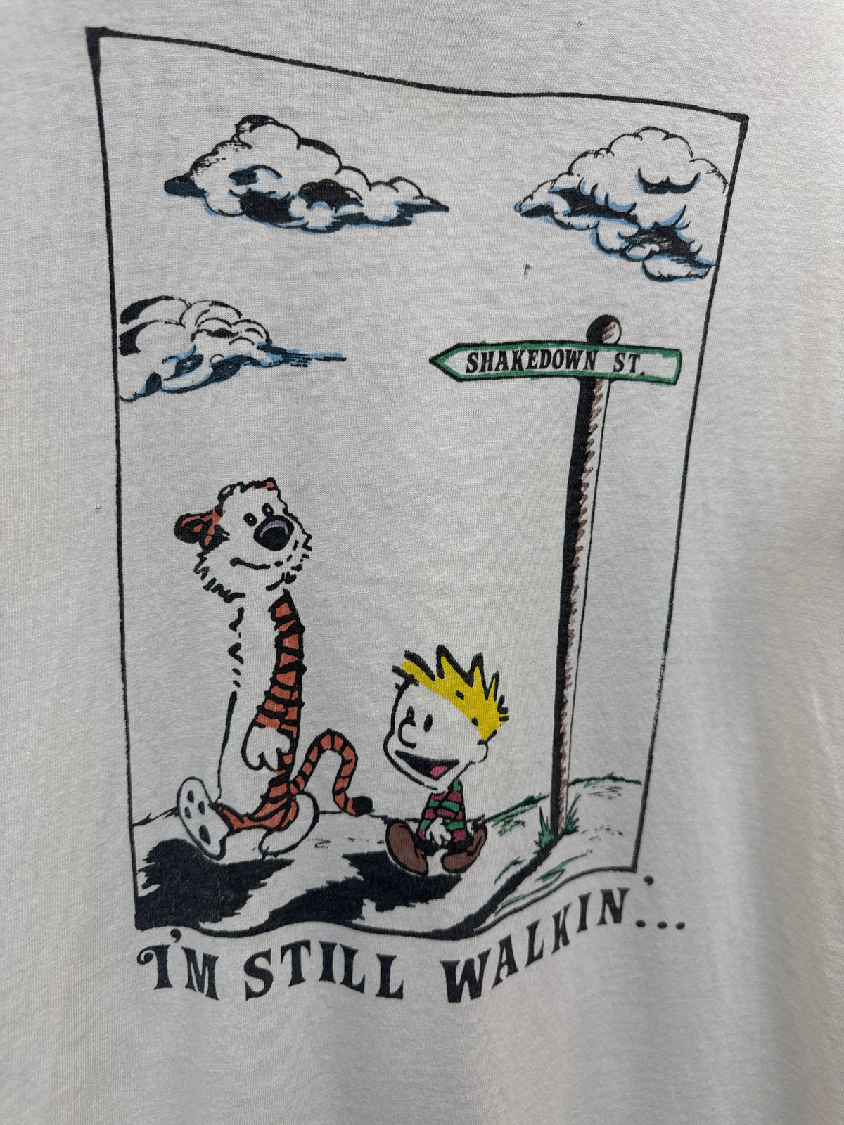 Vintage Grateful Dead Calvin & Hobbes Shakedown St. Lot Tee