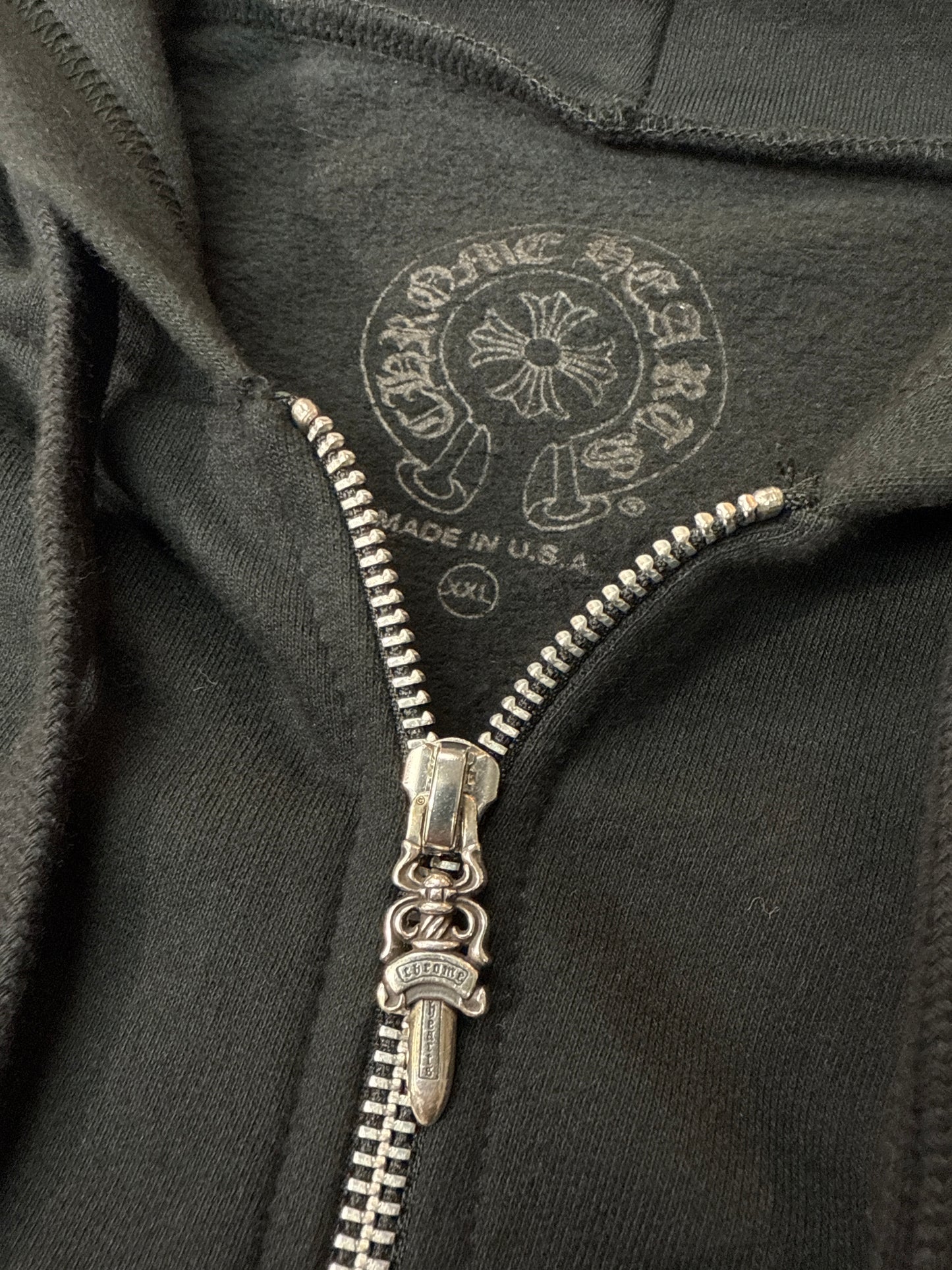 Chrome Hearts 1988 Brown Glitter Zip Up Hoodie