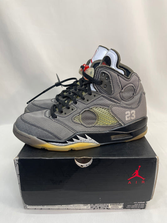 Preowned Off-White Jordan 5 Muslin