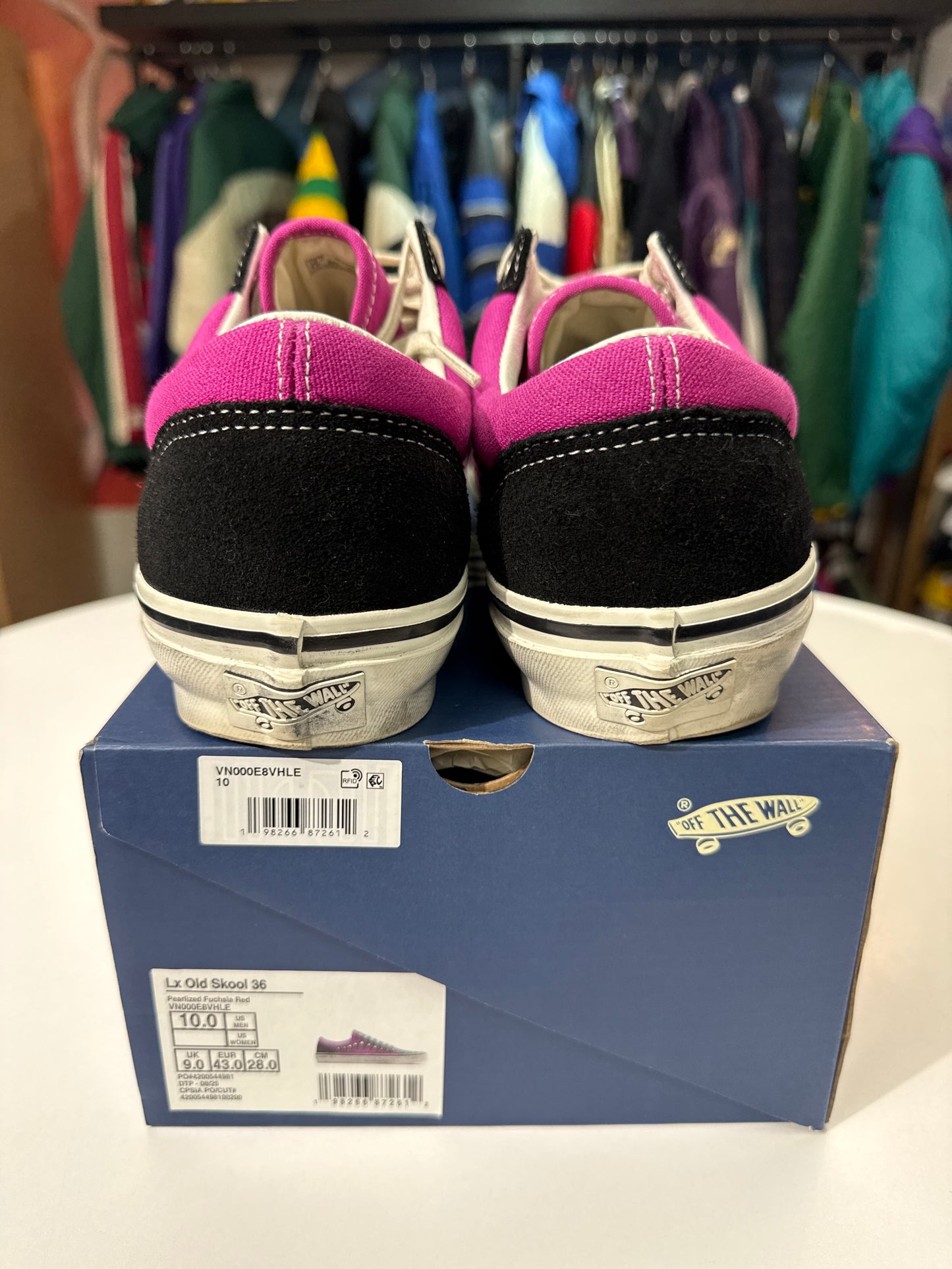 Preowned Vans OTW Old Skool 36 Pearlized Pack Pink
