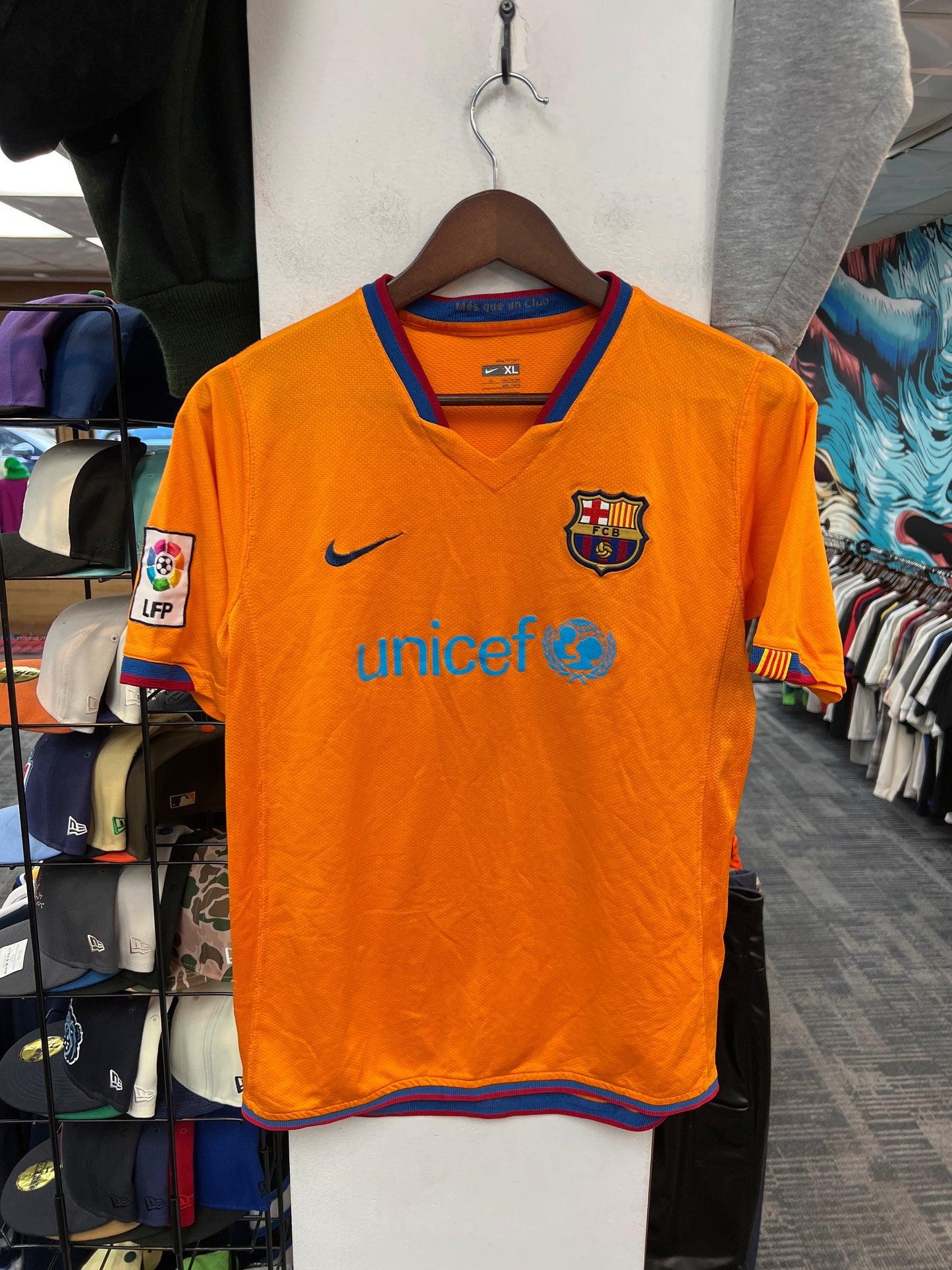 Nike FC Barcelona 06-07 Away Youth Jersey