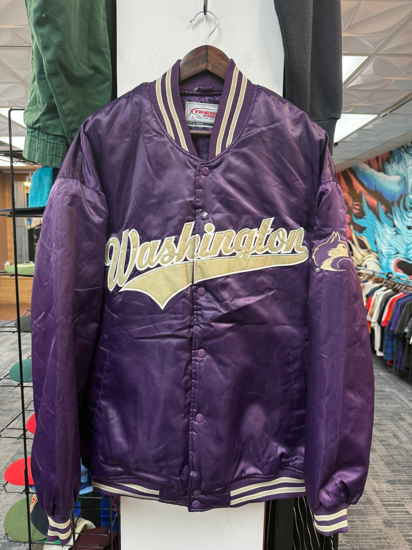 U Of W Huskies Varsity Jacket
