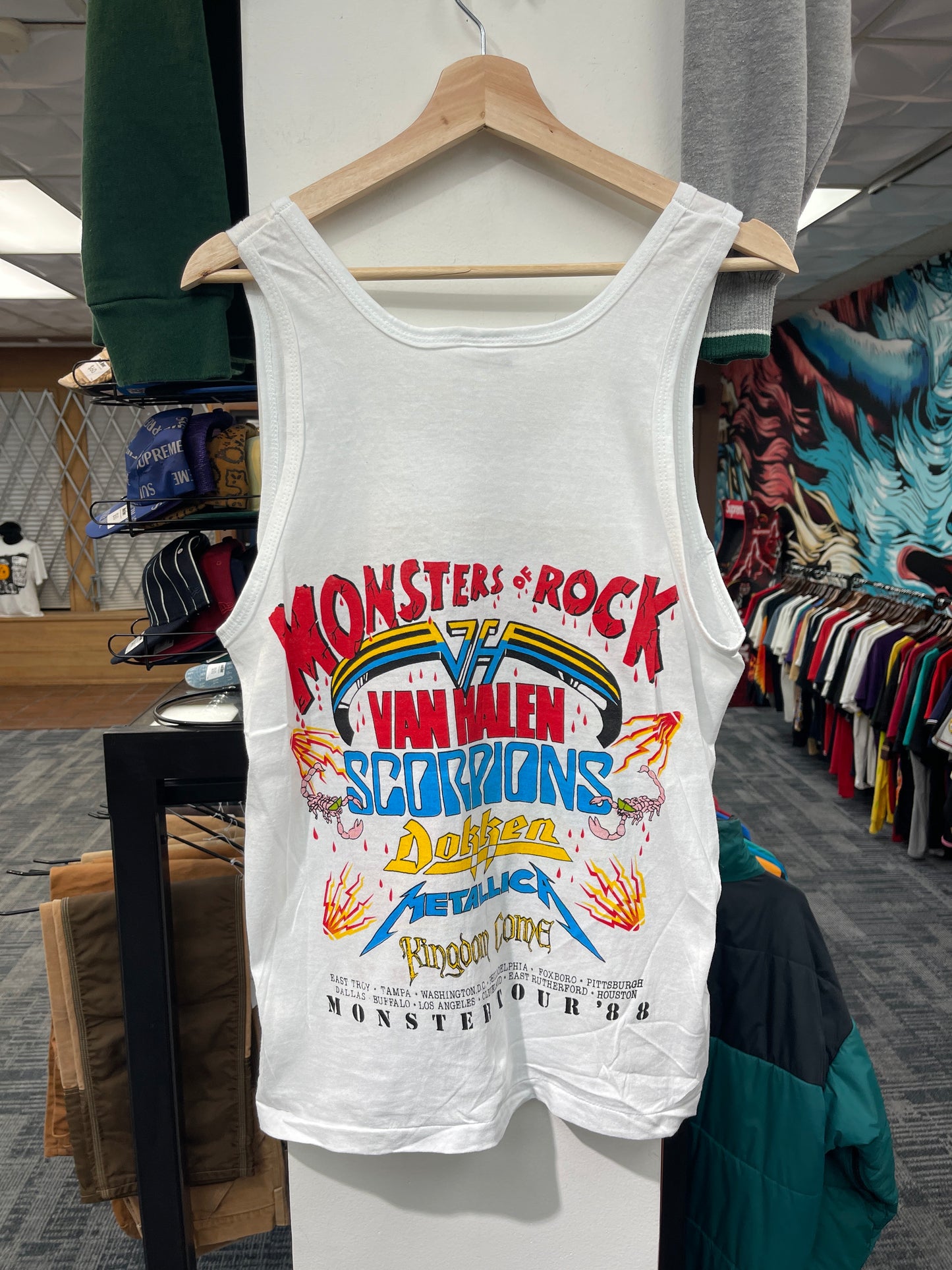 Vintage 1988 Monsters of Rock Tank Top