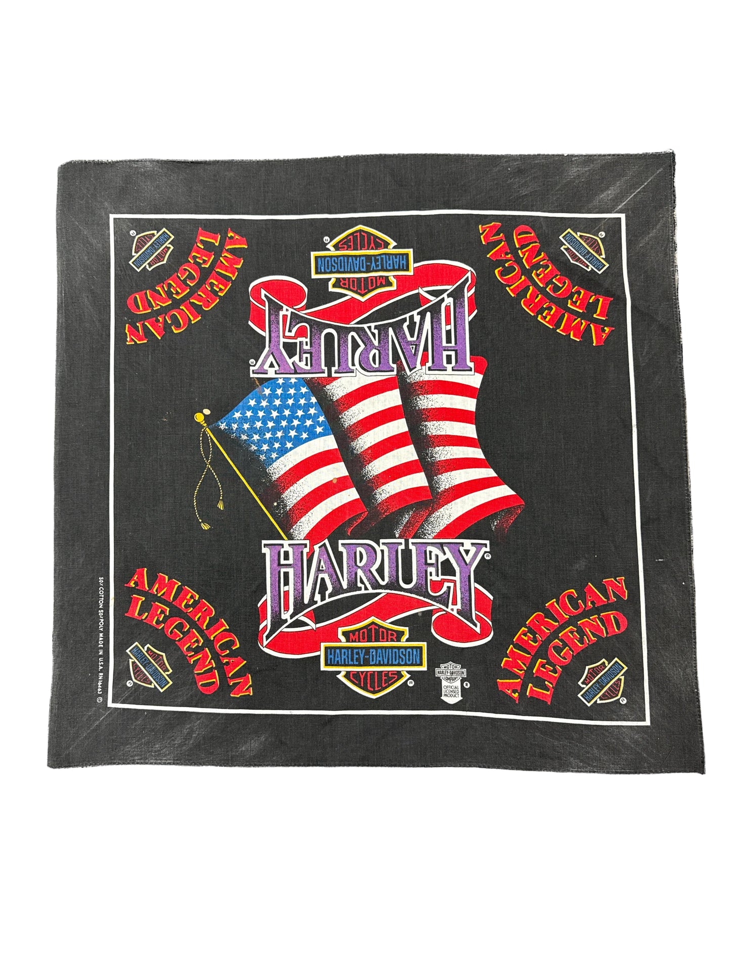 Vintage Harley Davidson American Legend Bandana