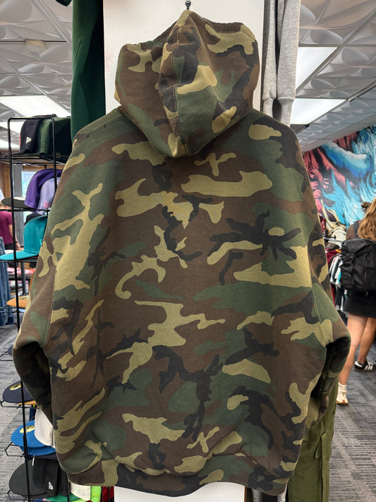 Supreme X Dickies Quilted Camo Zip Up Hoodie