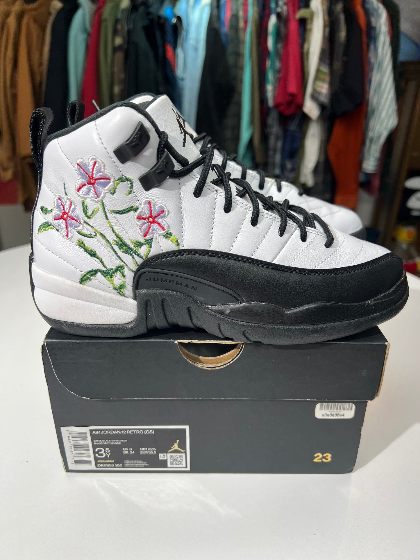 Preowned Jordan 12 Floral