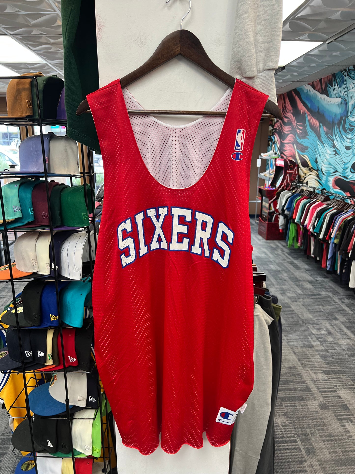 Vintage 76ers Reversible Jersey