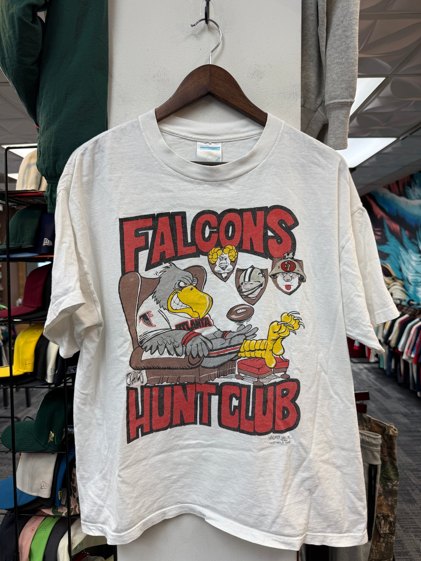Vintage Falcons Hunt Club Tee