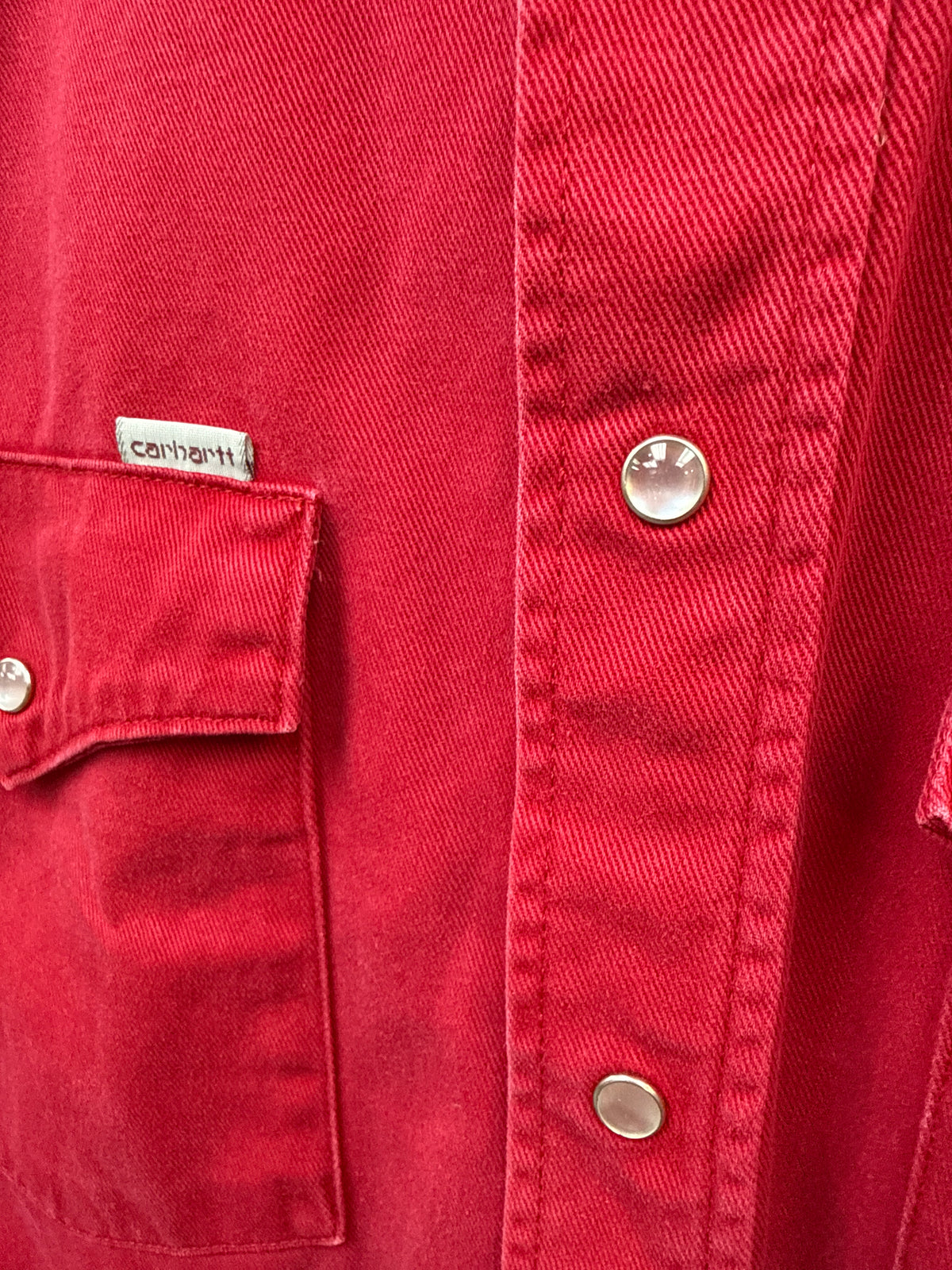 Vintage Carhartt Pearl Snap Work Shirt