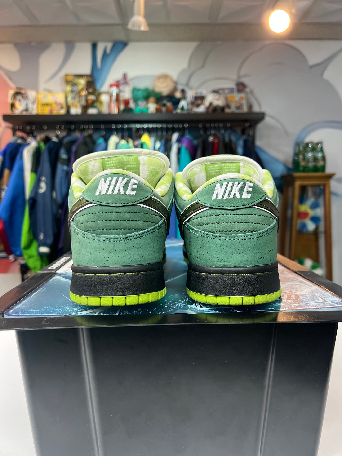 Preowned Nike SB Dunk Low Concepts Green Lobster