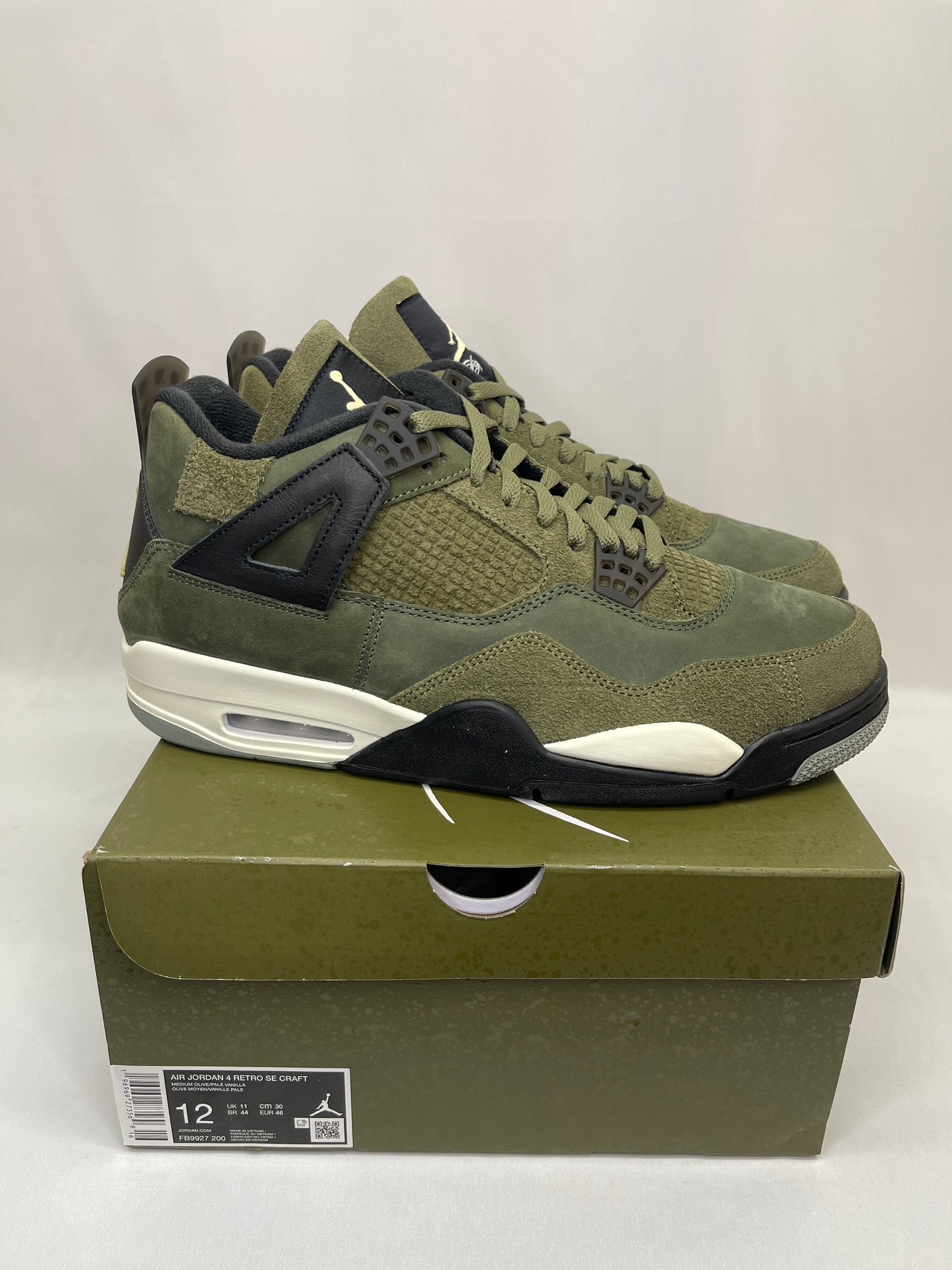 New Jordan 4 Craft Olive