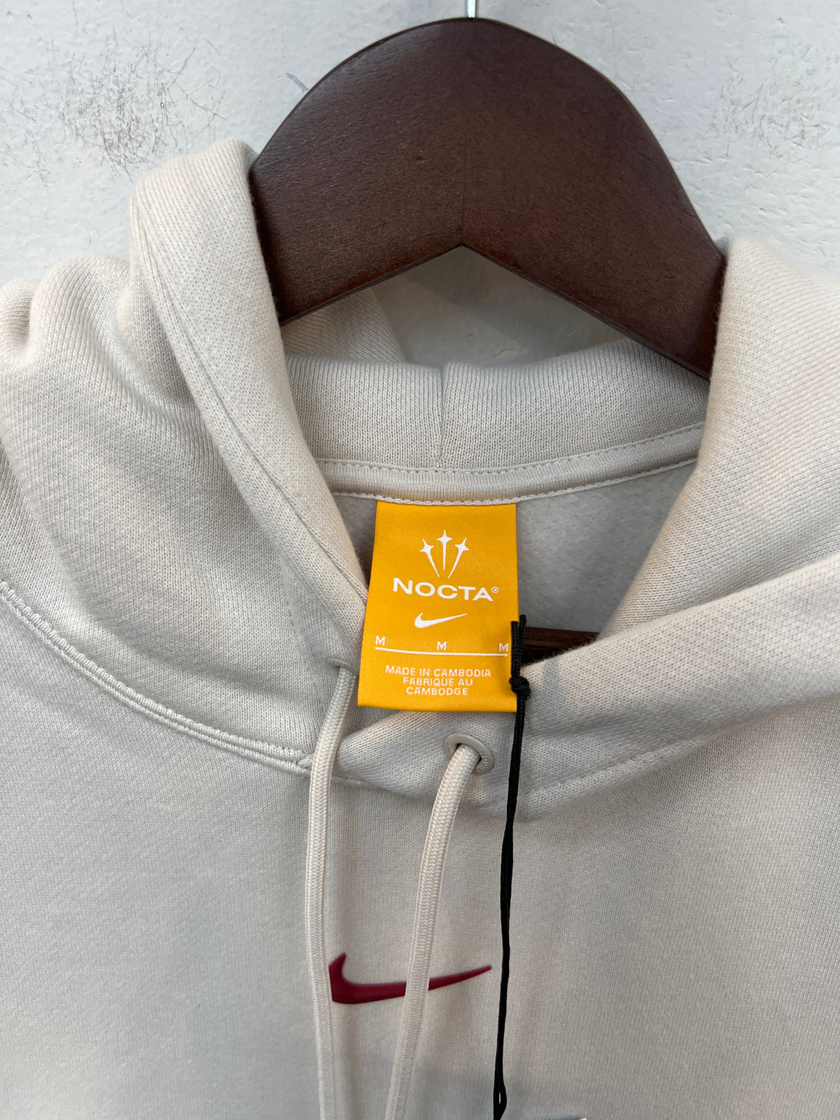 New Nike x NOCTA Fleece CS Hoodie 2 Orewood Brown/Dark Red