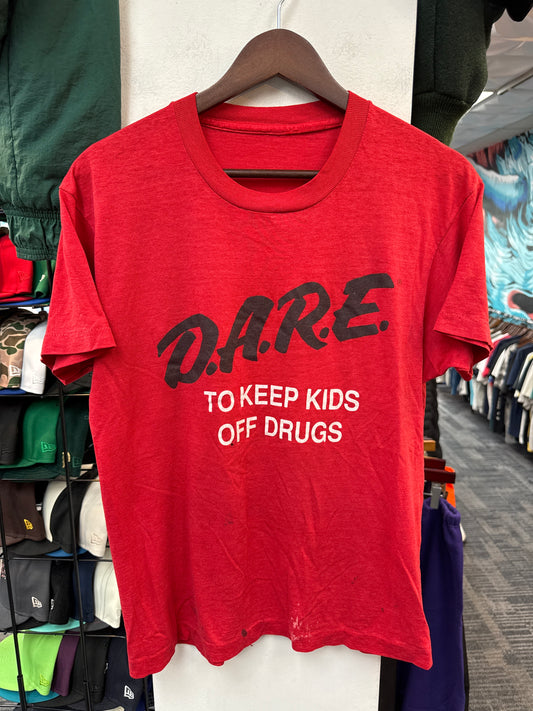 Vintage D.A.R.E. Red Tee