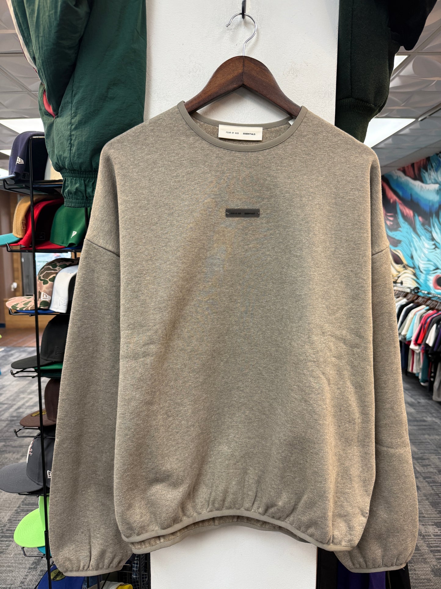 New Essentials Modern Fit Homestead Heather Crewneck