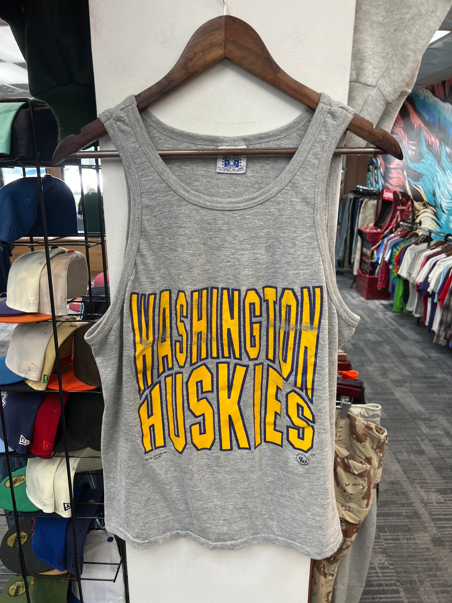 Vintage Huskies Grey Tanktop