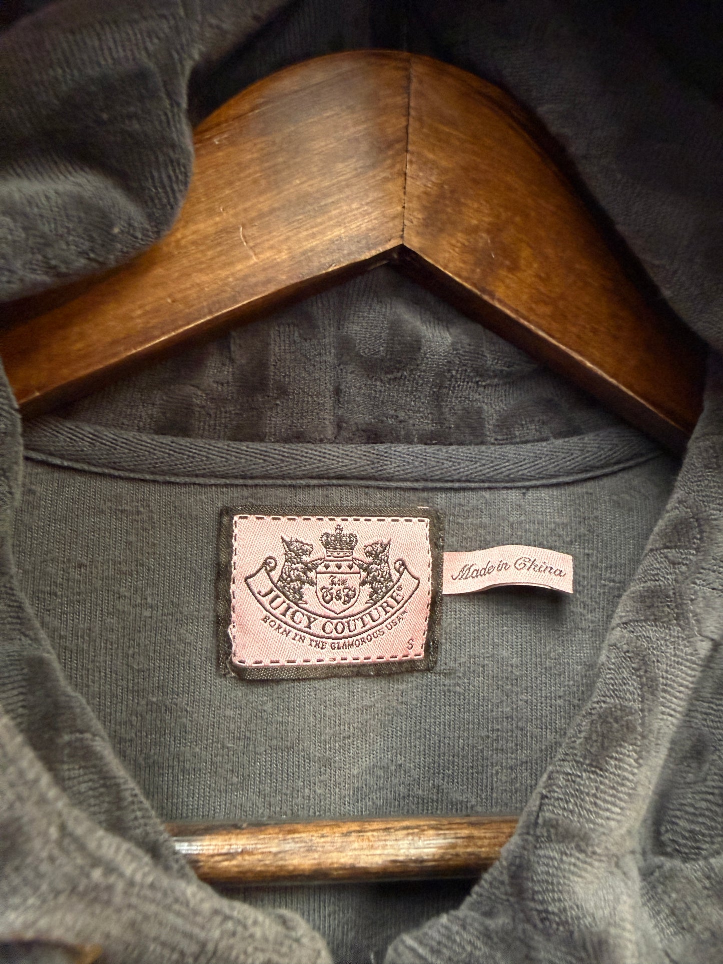 Y2K Juicy Coture Velour Hoodie