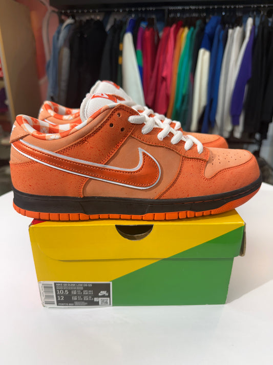 Preowned Orange Lobster Nike SB Dunk Low