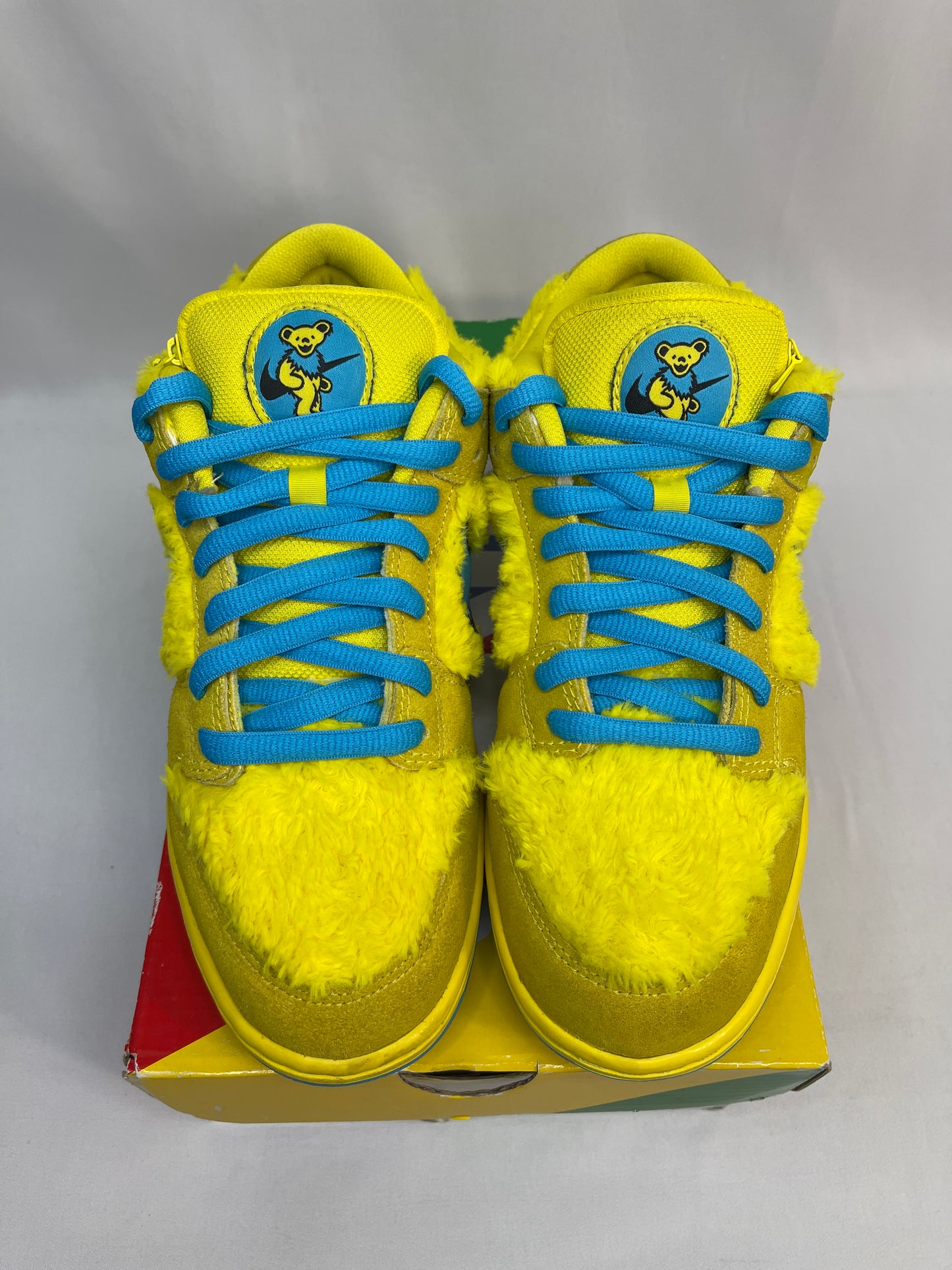 Preowned Grateful Dead Nike SB Dunk Low Opti Yellow