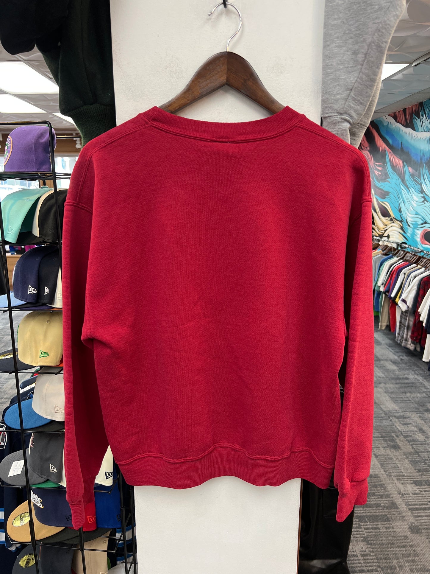 Rush Crest Dark Red/Blue Crewneck
