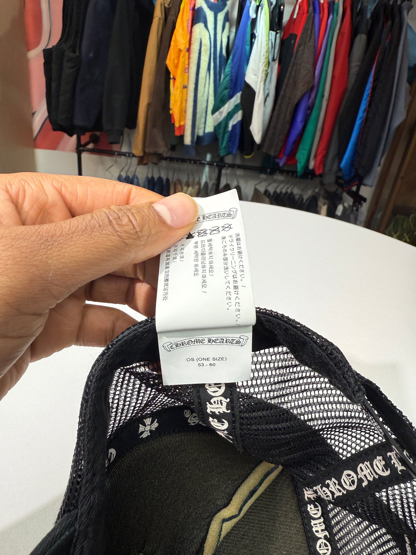 Chrome Hearts Cemetery Trucker Hat