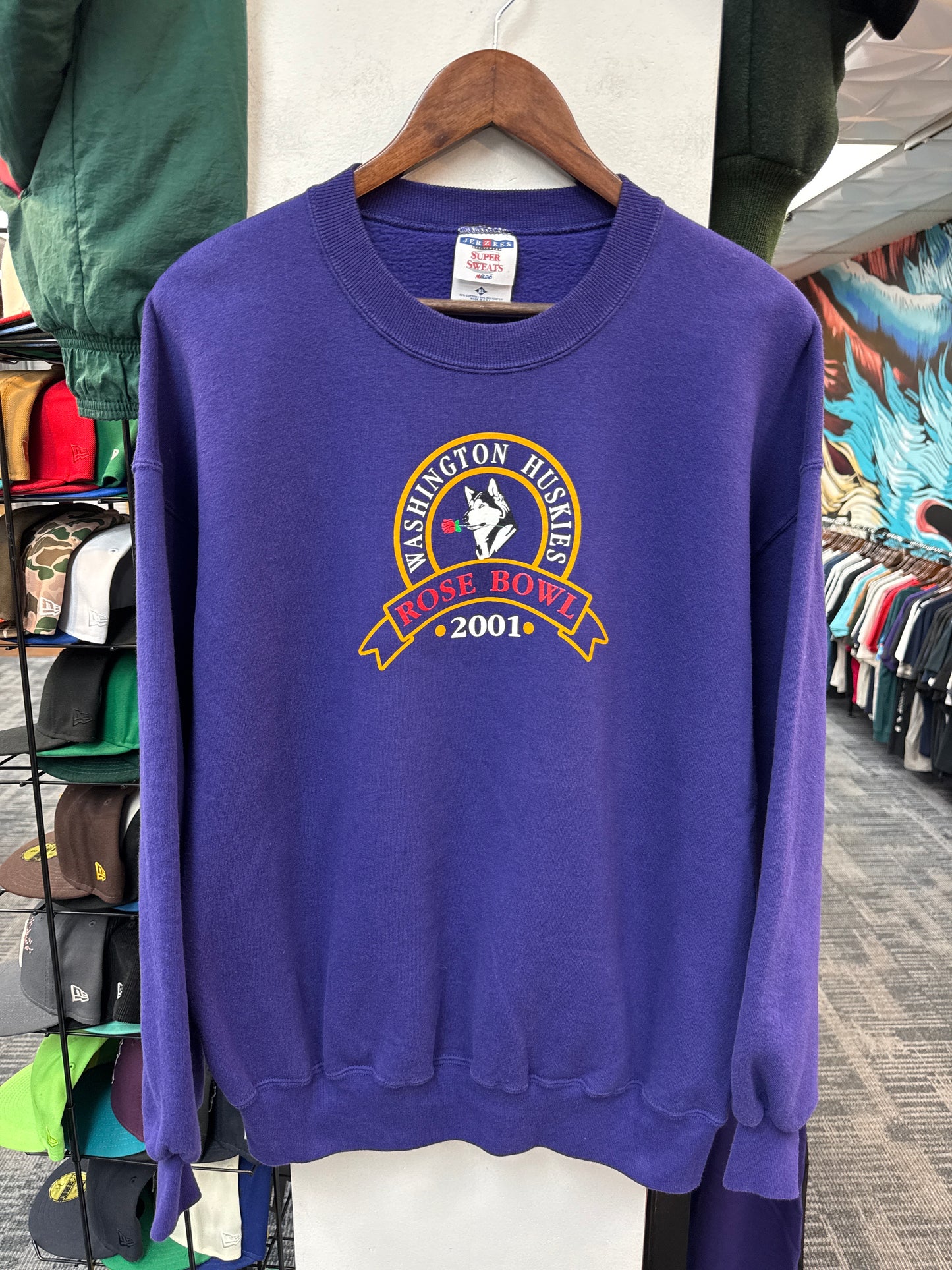 Vintage Huskies 2001 Rose Bowl Crewneck