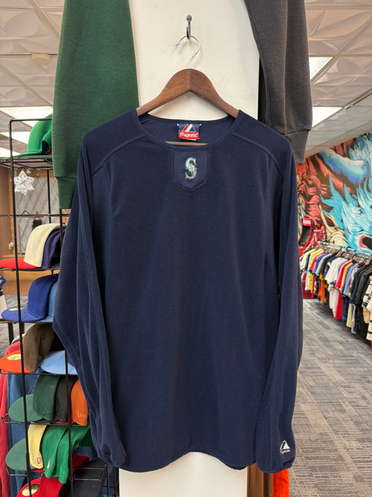 Mariners Center Logo Fleece Crewneck