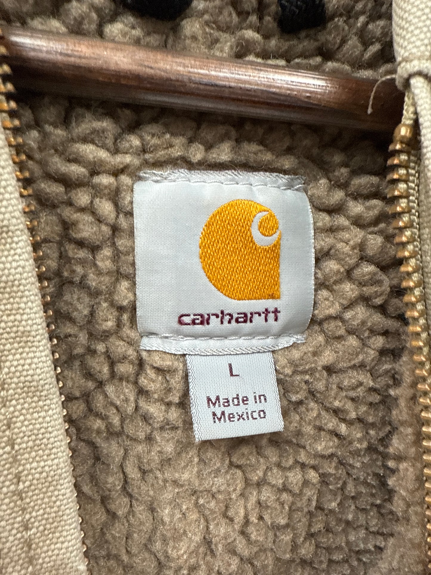 Carhartt Fleece Lined Hooded Work Jacket