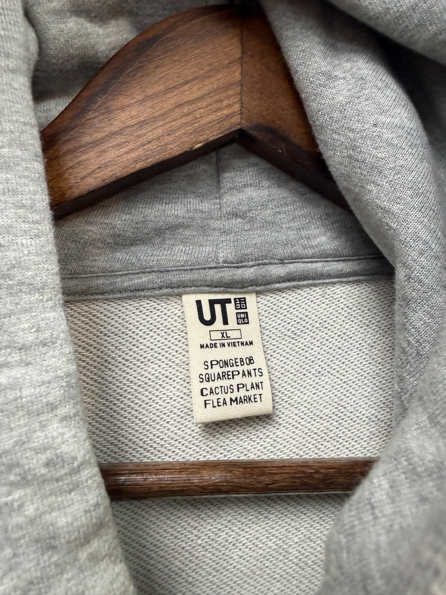 CPFM X Spongebob Uniqlo Grey Hoodie
