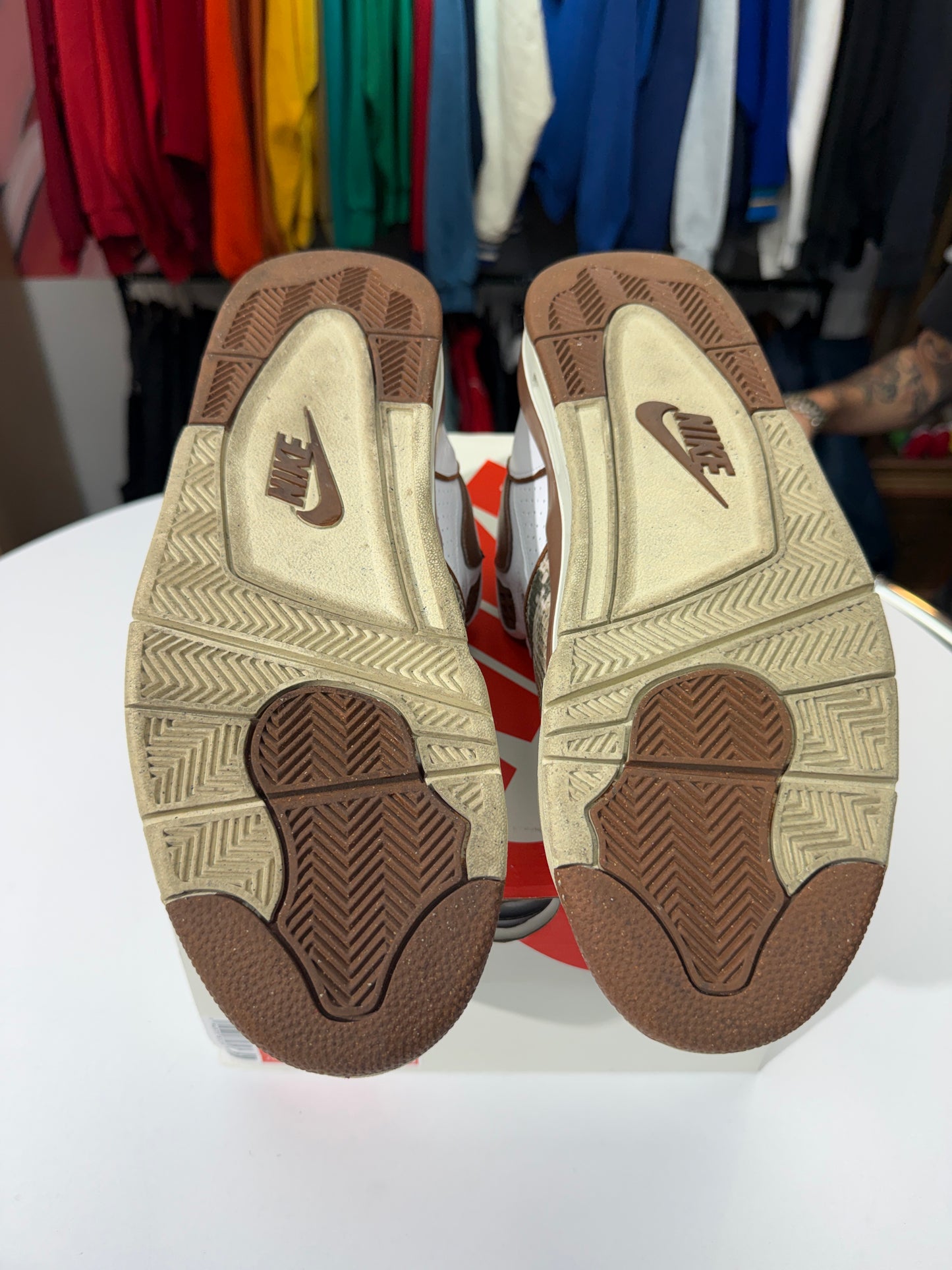 Preowned Pecan Stussy Air Flight 89 Low