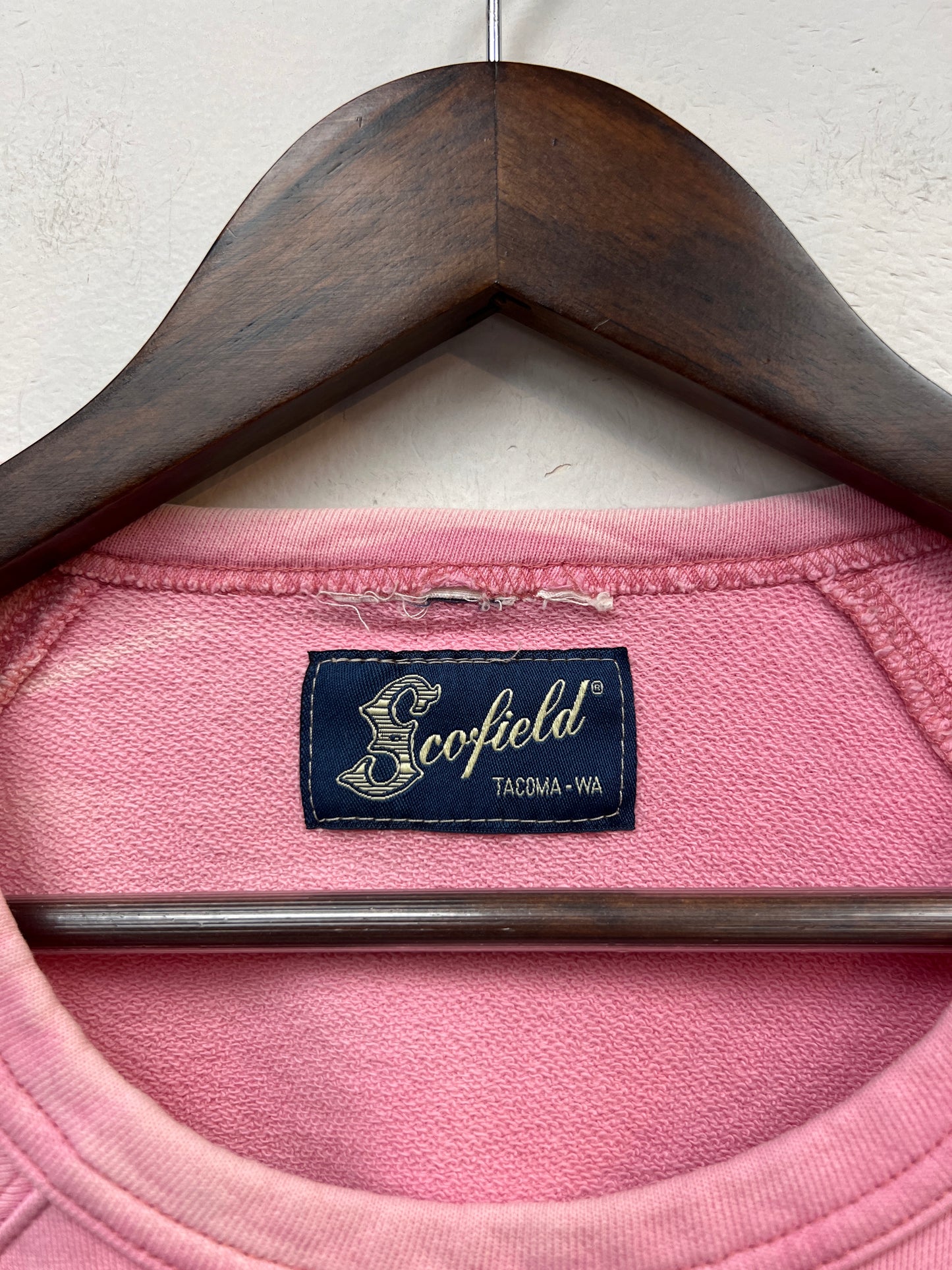 Scorfield Pink Sleepy Snoopy Crewneck