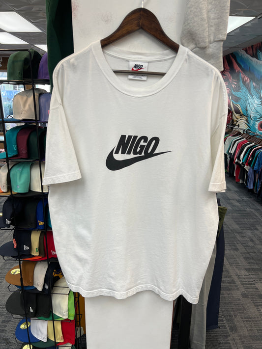 Nike x Nigo White Center Logo Tee